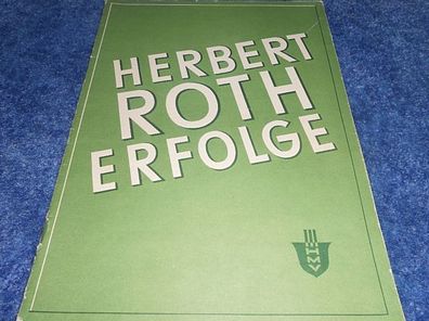 Noten für Akkordeon-Herbert Roth Erfolge-Querschnitt durch ein 10jähriges Schaffen
