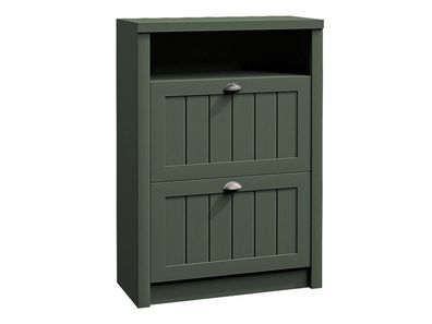 AX LIVING Schmaler Schuhschrank „Palmano SNB“ - 80 cm breit, Grün