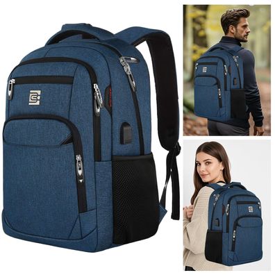 Herren Damen Rucksack Student Schultasche Turnbeutel