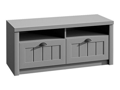 AX LIVING Flur Sitzbank „Palmano LWK“ - 110cm breit, Landhausstil Grau
