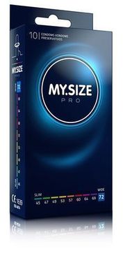 My. Size Pro Kondome 72mm - 10 Stück in medizinischer Premium-Qualität