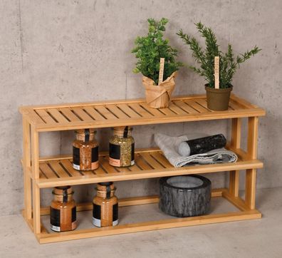 Kesper Küchenregal Bambus Küchen-Regal 55 x 20 x 27 cm 58806