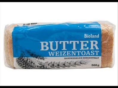 Das Backhaus Bioland Weizen Butter-Toast 500g