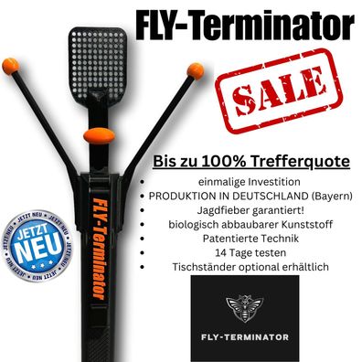 FLY-Terminator Fliegenklatsche - NEUHET - die Revolution der Fliegenklatsche