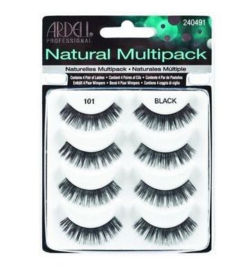 Ardell 101 Schwarze, Natuerliche Wimpernbuendel - 1 Stueck Multipack