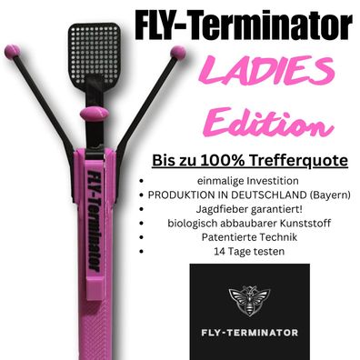 FLY-Terminator Fliegenklatsche - Ladies Edition Pink