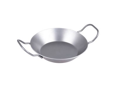 Bratpfanne aus Eisen Ø20?cm Eisenpfanne mit 2 Griffen