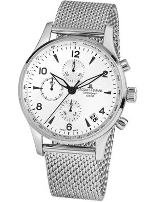 Jacques Lemans 1-1935E Automatik Chronograph Herrenuhr ETA 7750