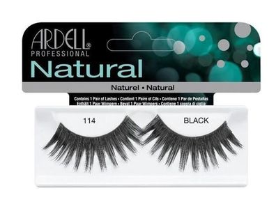Ardell Luxus-Wimpernbaender 114 Schwarz - 1 Paar Faszinierende Qualitaet fuer Perfekt