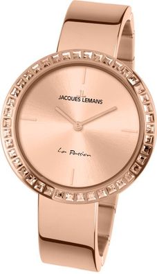Jacques Lemans 1-2052B Damen Uhr Edelstahl Quarz 5Bar