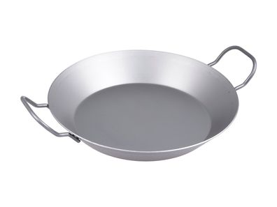 Bratpfanne aus Eisen Ø28?cm Eisenpfanne mit 2 Griffen