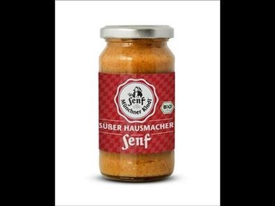 Münchner Kindl Senf Hausmacher Senf Süß BIO 200ml