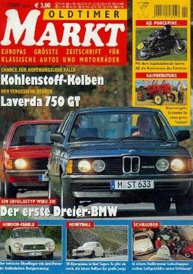 Oldtimer Markt 1/ 2005 - BMW 3er, Lawerda, Gordon-Keeble, Traktor