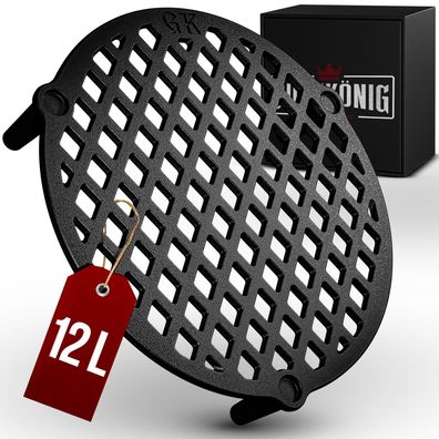 Gusseisen Stapelrost für 12 Liter Dutch Oven (Ø 28cm] - Einsatz für Dutch Oven