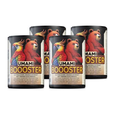 Umami Booster 4x100g für natürliche Geschmacksintensivierung und volleren Geschmack
