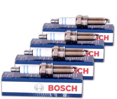 4x BOSCH 0241140537 VA6SIP80 Zündkerze für Mercedes W176 W177 W246/247 W204/205