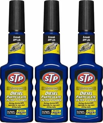 3 x STP Diesel Particulate Filter Cleaner Unclogs Blocked DPF Extends DPF LIFE
