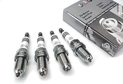 4x Zündkerze Original 06H905604 für VW / Audi 1.8 2.0 TSI / 1.8 2.0 TFSI CDAA