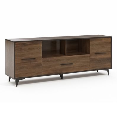 AX LIVING TV Regal Fabriani 2D1S Lowboard TV Shirin Walnut 179 cm