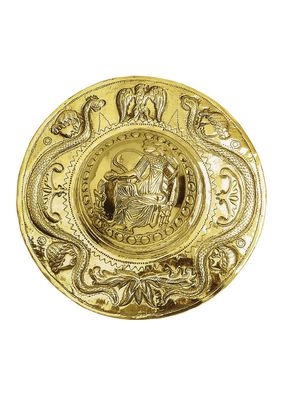 Handgetriebener Römischer Schildbuckel, Messing