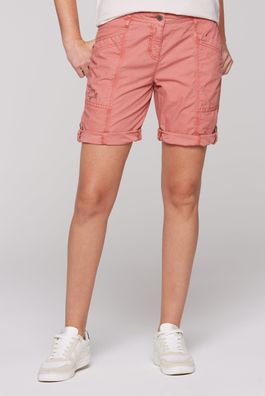 SOCCX Bermuda mit Turn-Up in Beachy Red