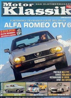 Motor Klassik 3 / 2005, Alfa Romeo, Lloyd, Mercedes, De Lorean, MG R
