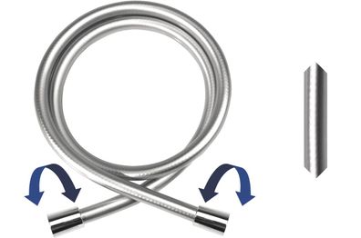 STEDO Brauseschlauch "Silver" 2000mm ASW