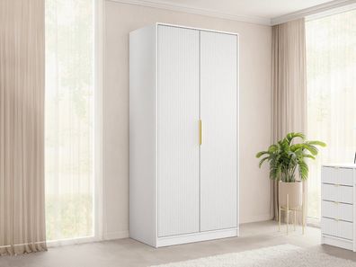 Drehtürenschrank Tireno 2D Garderobenschrank Schlafzimmer M24