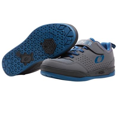 O'NEAL Bike Schuh Flow Spd Gray/Blue - Größe: 40