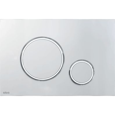 Alcadrain WC - Betätigungsplatte M772 Chrom-Matt/Chrom-Glanz