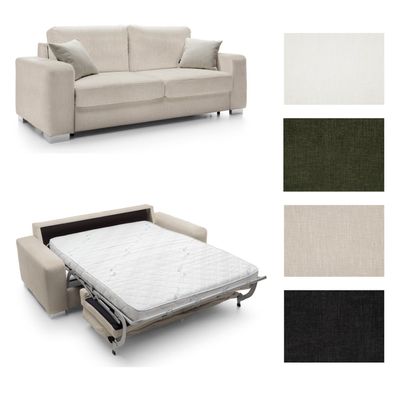 Schlafsofa Malevik Schlaffunktion Matratze Couch Sofagarnitur Bettsofa