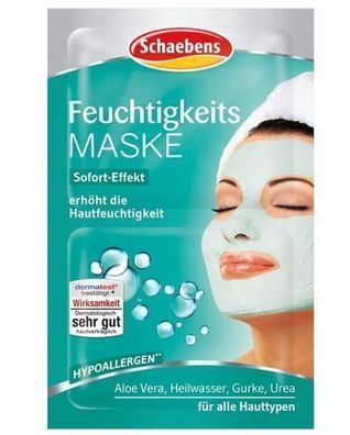Schaebens Feuchtigkeitsspendende Gesichtsmaske, 10ml