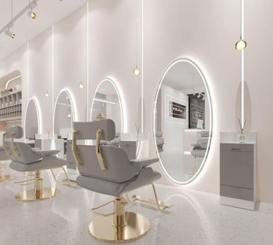 Konsole Friseur Barber Kosmetikspiegel LED 150x70 STD