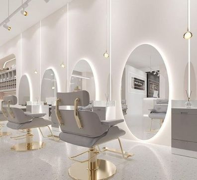 Konsole Friseur Barber Kosmetikspiegel LED 150x70 STD