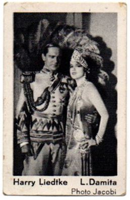 H. Liedtke Lili Damita Alte Zigaretten Foto Bild 27 von 1933 Film Movie Star France