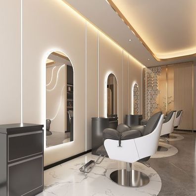 Konsolen Friseursalon Barberspiegel LED 170x70 PRO