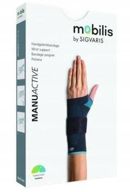 Mobilis Handgelenkbandage Groesse L, rechte Hand - Stabilisierung und Unterstuetzun
