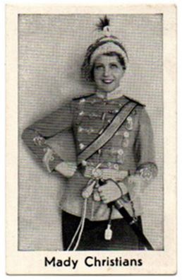 Mady Christians Alte Zigaretten Foto Bild 21 von 1933 Austria Filmstar Trading Card