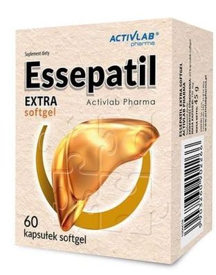 ActivLab Essepatil Extra 60 Kapseln - Leberunterstuetzung und Entgiftung