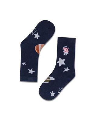 KOAA Kids Socken Peppa Wutz “Space” - Größe: 23 - 28