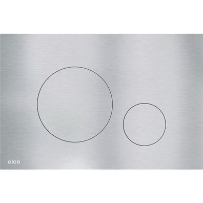 Alcadrain WC - Betätigungsplatte TURN-INOX Halbmatt/Glanz Edelstahl
