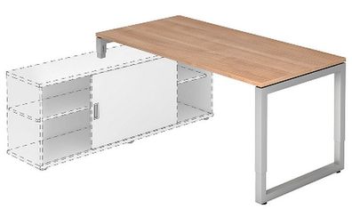 Büro Schreibtisch mit Sideboard 180x80 cm Modell RSE19