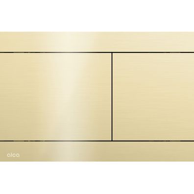 Alcadrain WC - Betätigungsplatte FUN-G-P Gold-Glanz Edelstahl