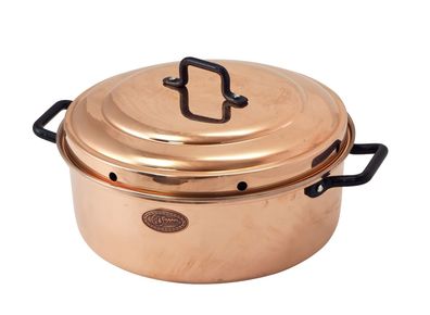 CopperGarden®" AURA Backtopf ø27 cm | Kupfer verzinnt
