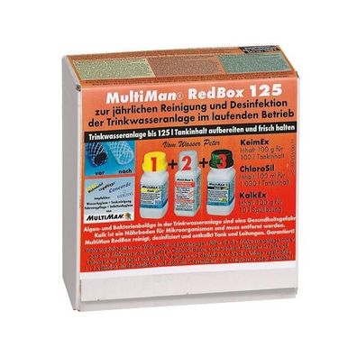 MultiMan RedBox 250 Trinkwassertank Wohnmobil Boot Camping Tank