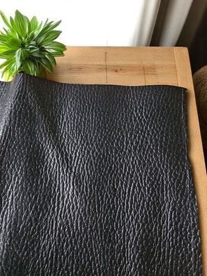 Lederzuschnitte Rindsnappa 1,0-1,5 mm glänzend Schwarz - 50×100 / 60×40 / 30×20 cm