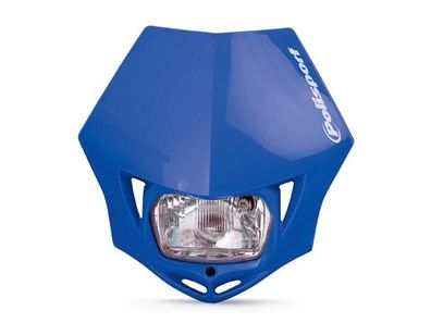 Lichtmaske Mmx Lampenmaske headlight Enduro Sumo Motocross passt an Yamaha blau