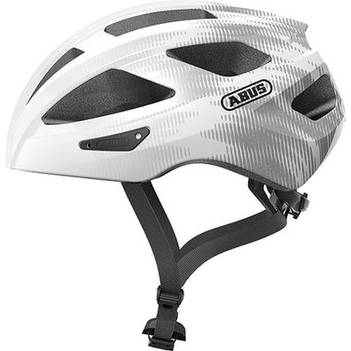 Macator weiß/silber, L= 58-62cm, Abus Helme, 87234
