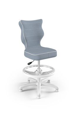 Petit Kinderstuhl mit Fußstütze weiß Jasmine 06 Größe 3