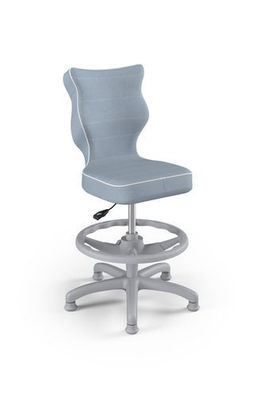 Petit Kinderstuhl mit Fußstütze grau Jasmine 06 Größe 4